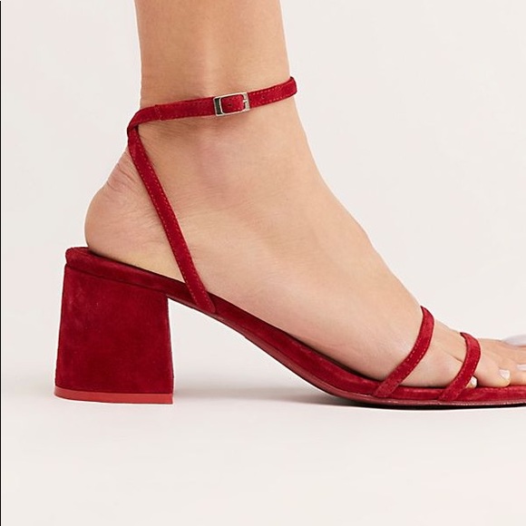 free people gabby block heel